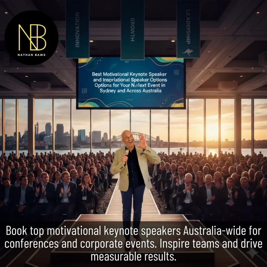 Best Motivational keynote Speaker and Inspirational Speaker Options for Your Next Event in Sydney and Across Australia