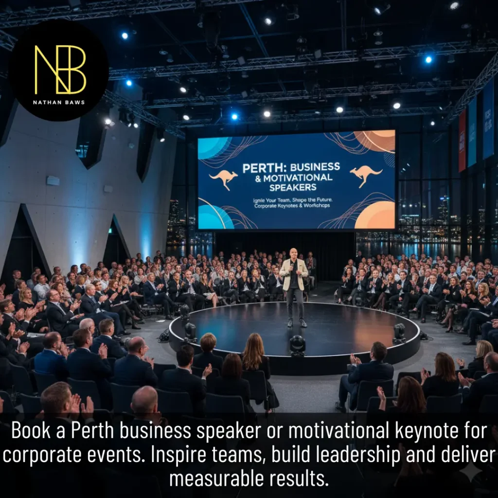 Perth business speaker and motivational speaker for corporate events