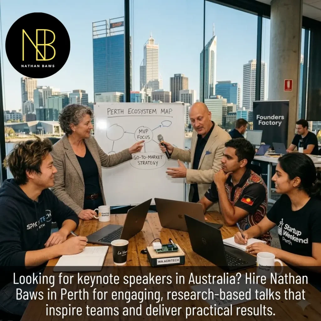 Motivational inspirational speakers Nathan Baws Joyful, Practical Talks for Perth