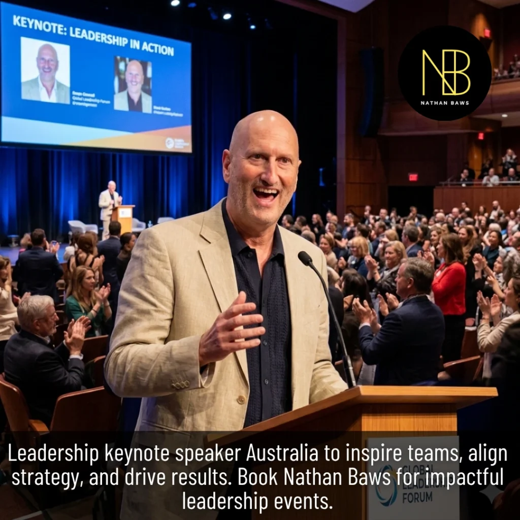 Leadership Keynote Speaker Australia Inspire, Equip and Transform with Nathan Baws