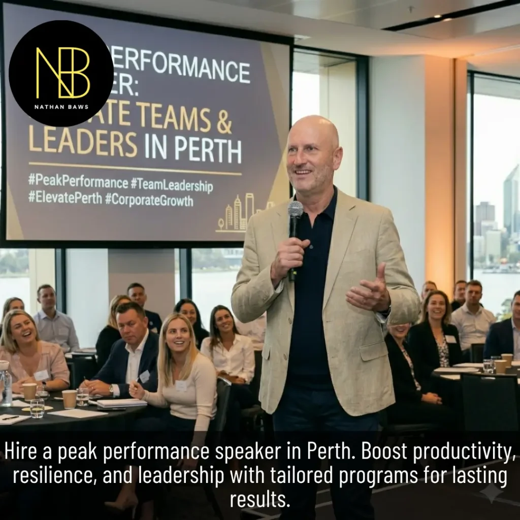 Peak Performance Speaker Elevate Teams and Leaders in Perth