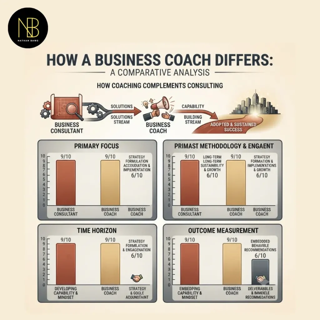 Business Consultant vs Business Coach vs Advisor